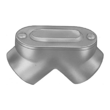 Halex IMC/Rigid Pulling Elbow, 1/2 in, Threaded, Die Cast Zinc, Red 94105